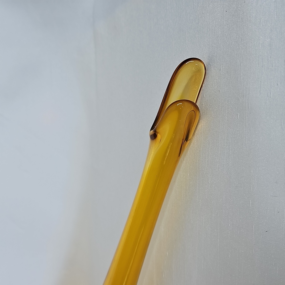 Fenton amber hobnail swung vase - Picture 5 of 5